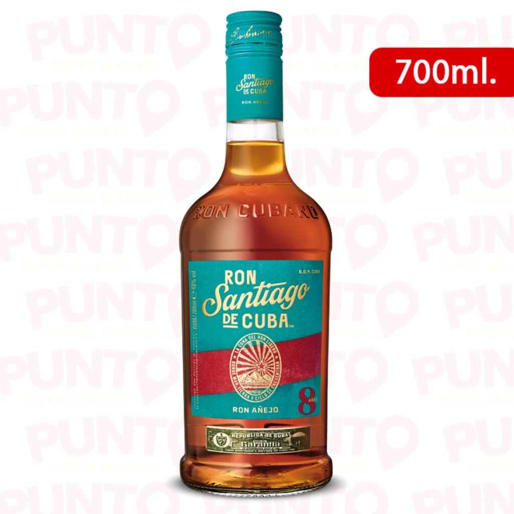 RON SANTIAGO DE CUBA 8 AÑOS
