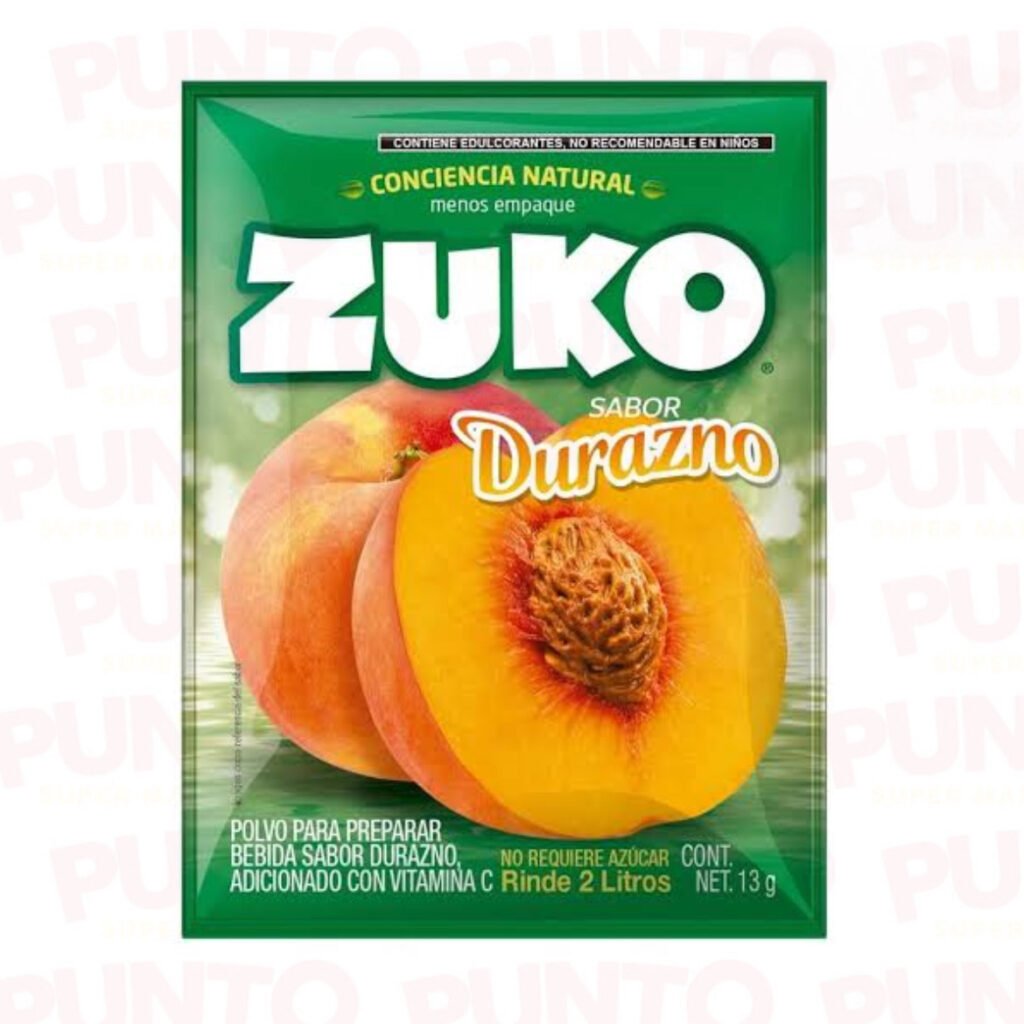 REFRESCO ZUKO DURAZNO 8PZ