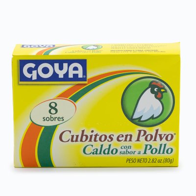 Cubos de Caldo de Pollo "Goya" 8pz