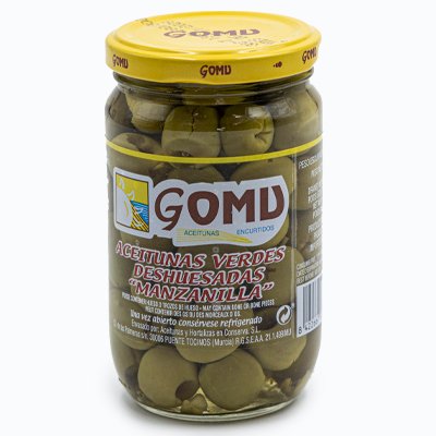 Aceitunas Deshuesadas "GOMU" 450gr