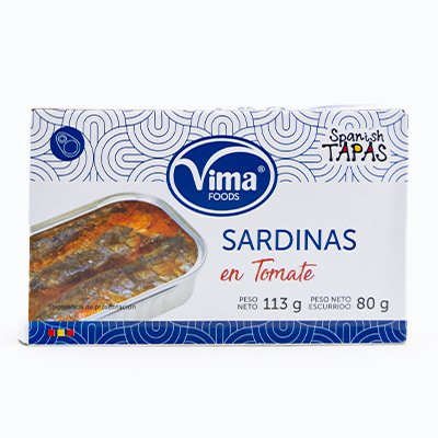 Sardinas en salsa de tomate ''Vima" 113gr